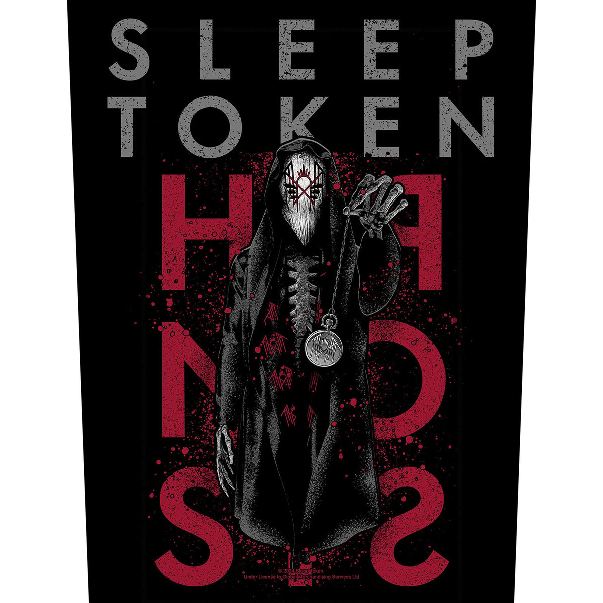 Een foto van een Sleep Token Achter Patch