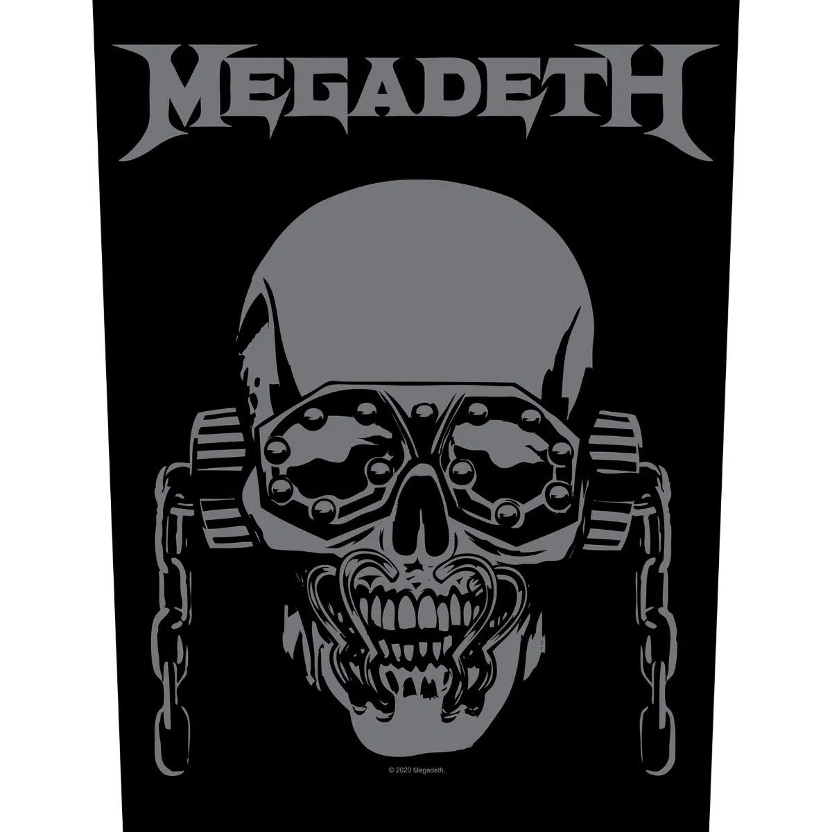 Een foto van een Megadeth Achterpatch