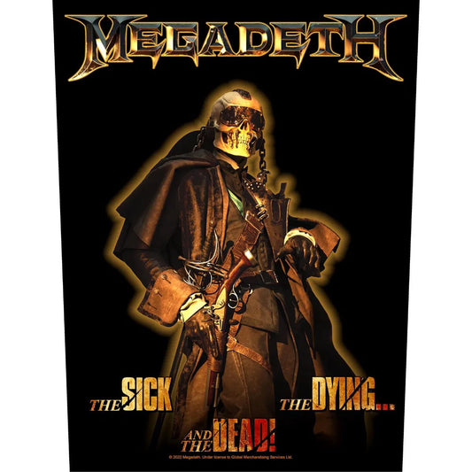 Een foto van een Megadeth Achterpatch
