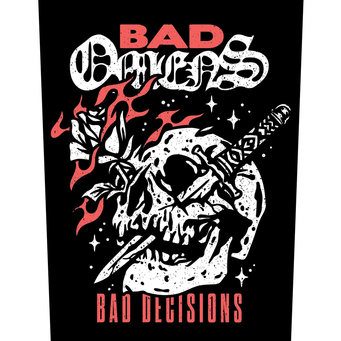 Een foto van een Bad Omens Patch