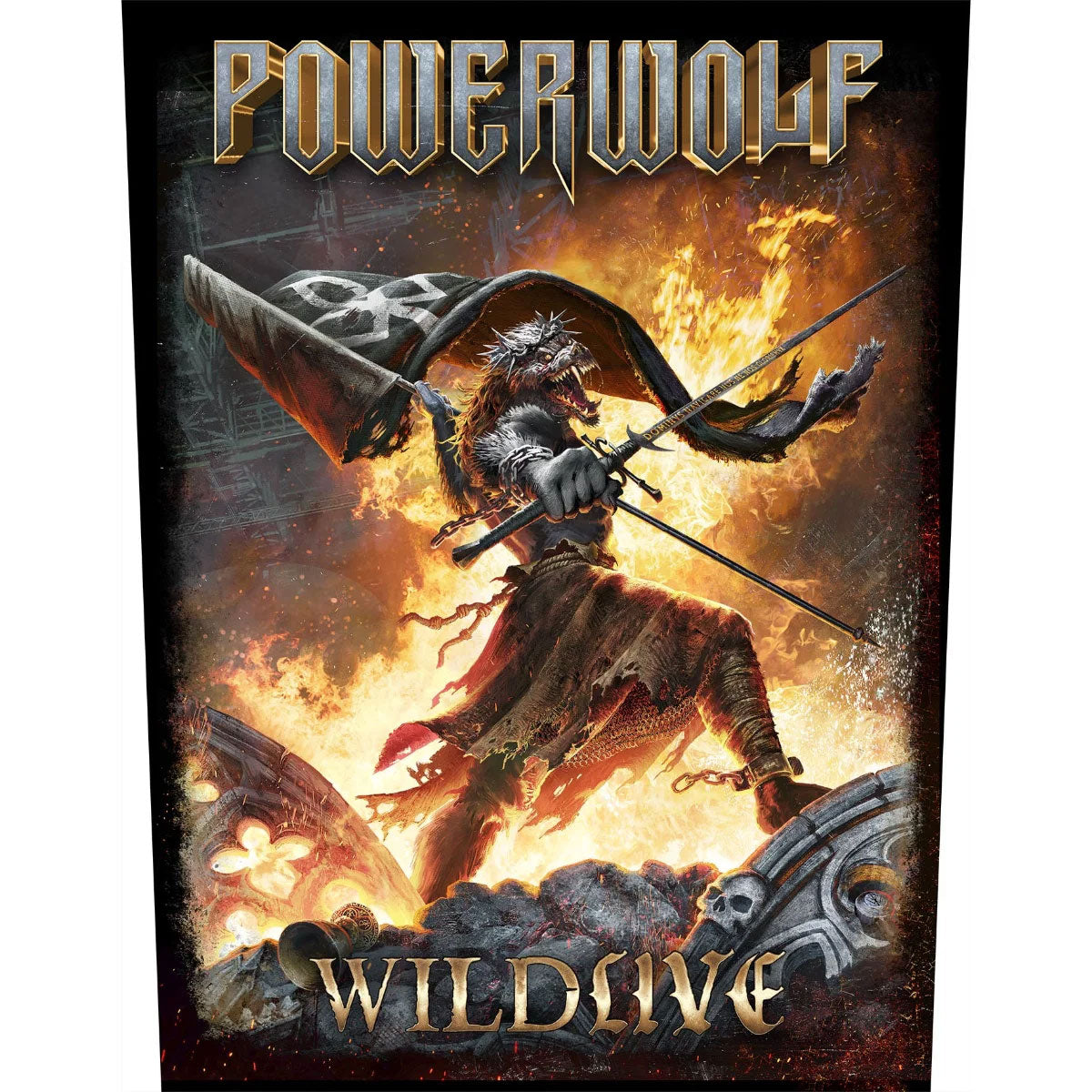 Een foto van een Powerwolf Patch