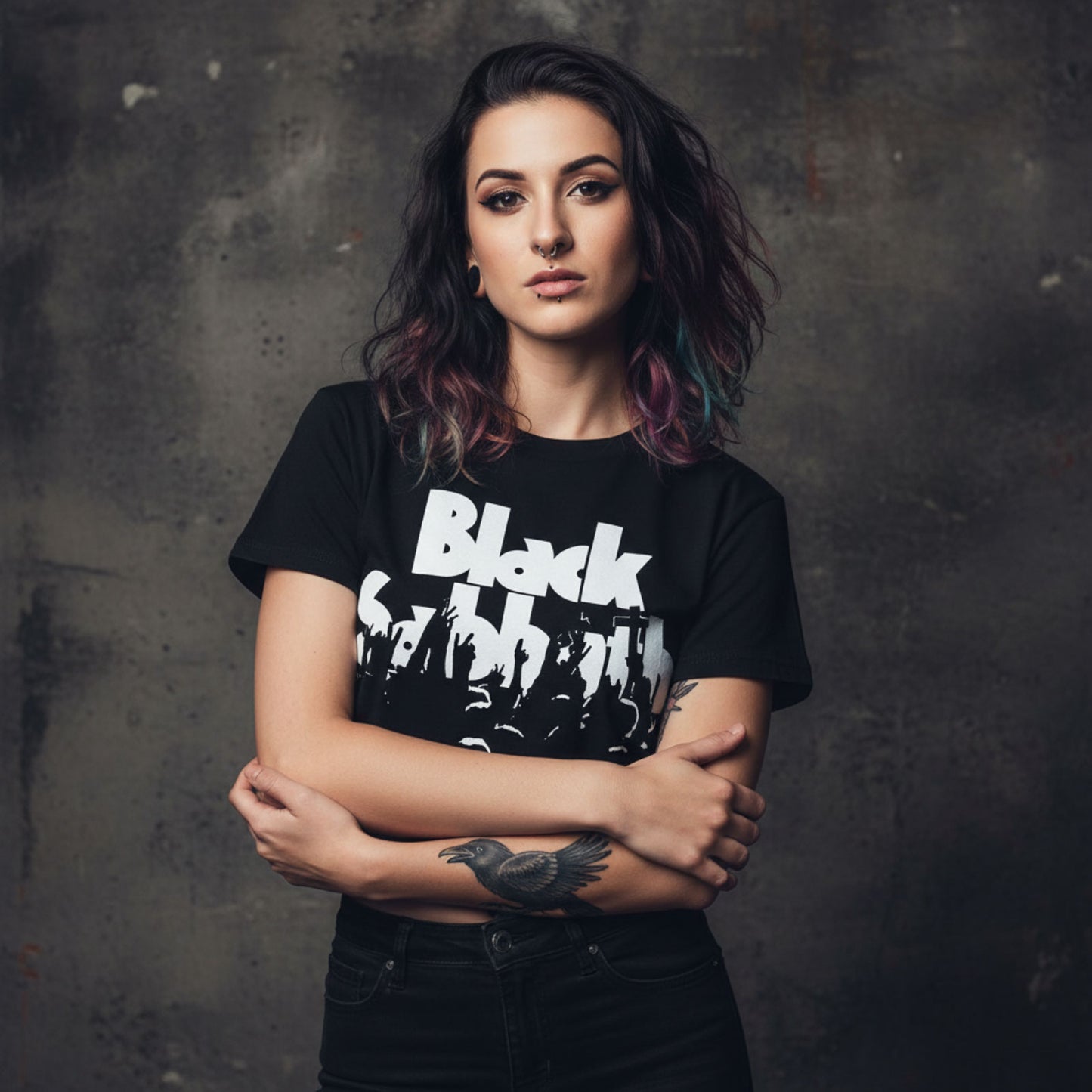 Een foto van een Black Sabbath T-Shirt
