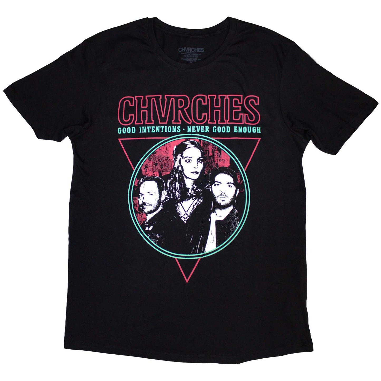 Een foto van een Chvrches T-Shirt