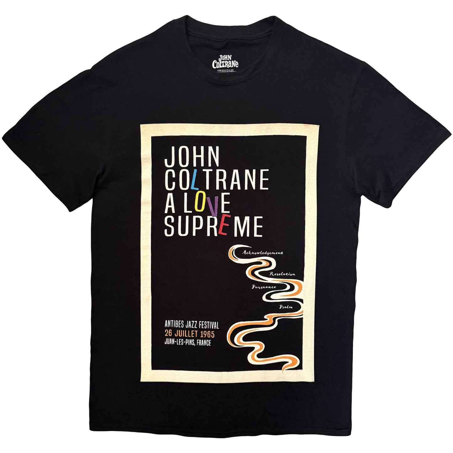 Een foto van een John Coltrane T-Shirt