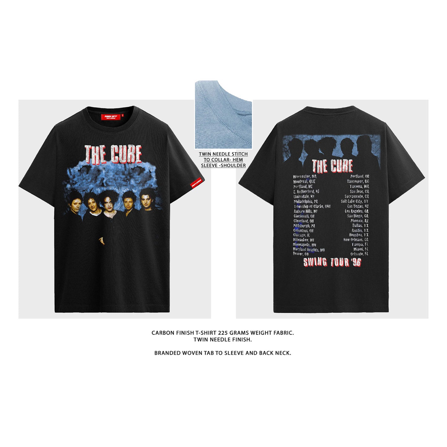 Een foto van een The Cure T-Shirt