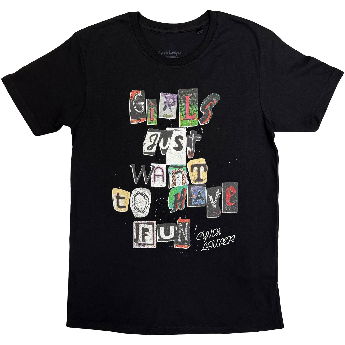 Een foto van een Cyndi Lauper T-Shirt