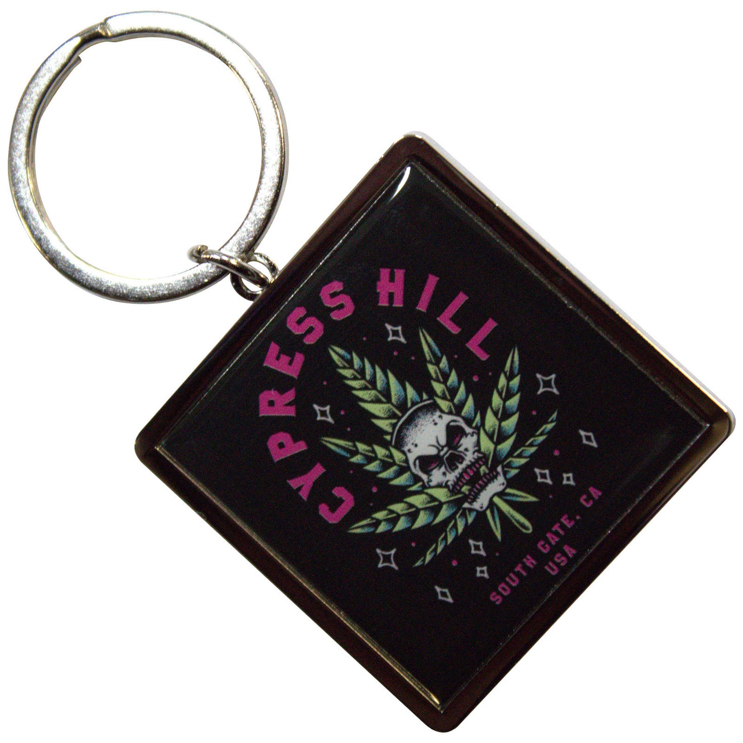 Een foto van een Cypress Hill Sleutelhanger