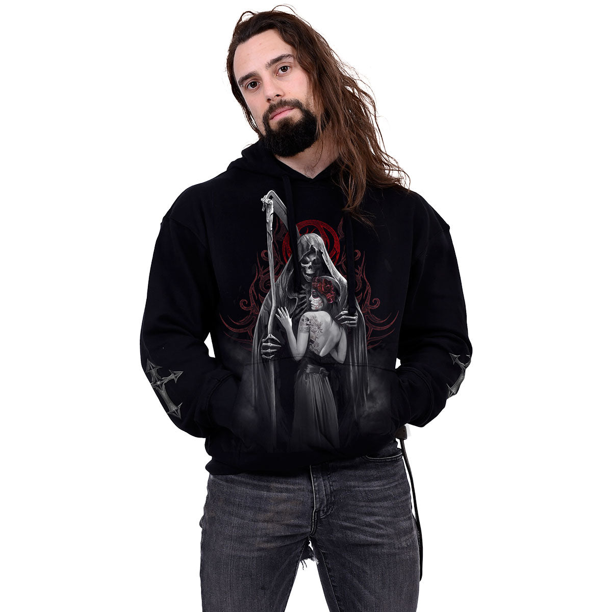 Een foto van een Spiral Pullover Hoodie