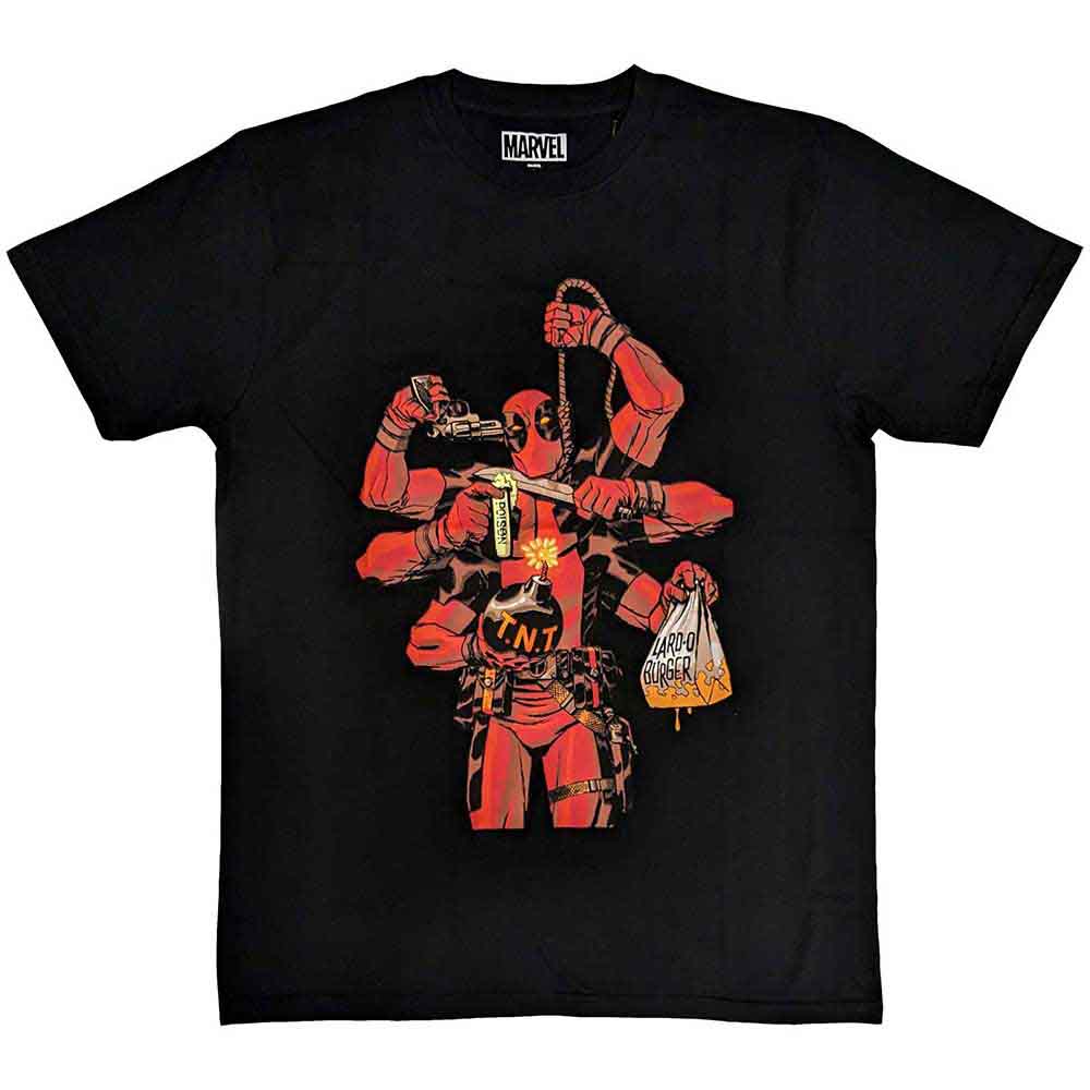 Een foto van een Marvel Comics T-Shirt