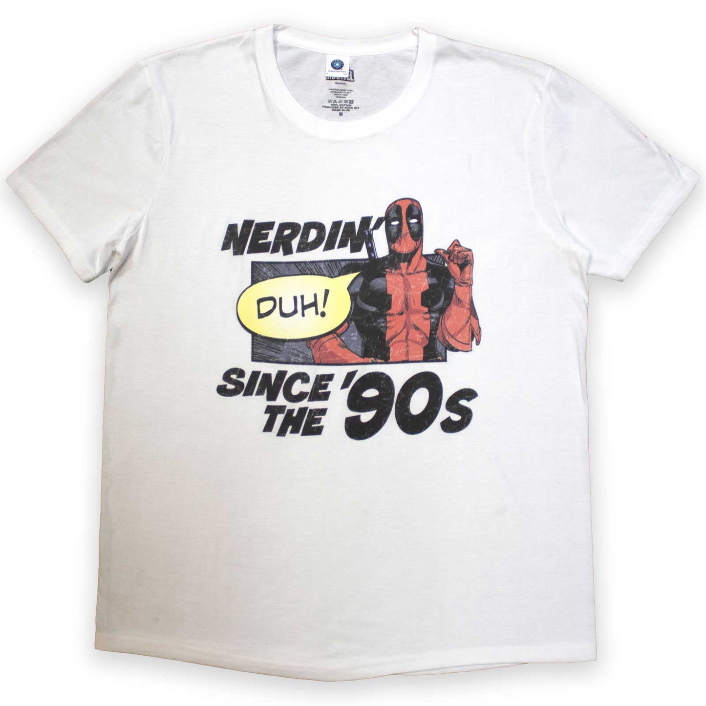 Een foto van een Marvel Comics T-Shirt