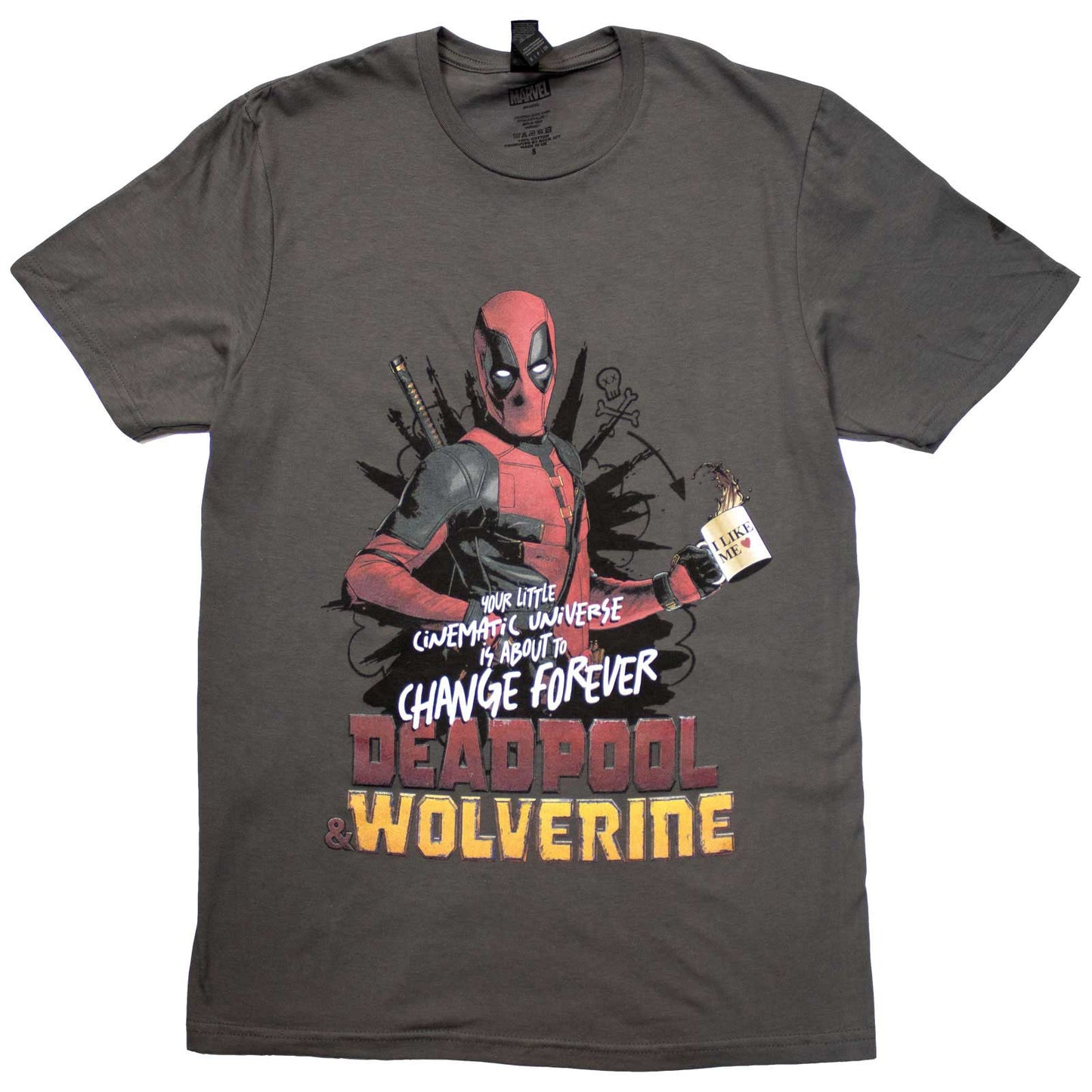 Een foto van een Marvel Comics T-Shirt