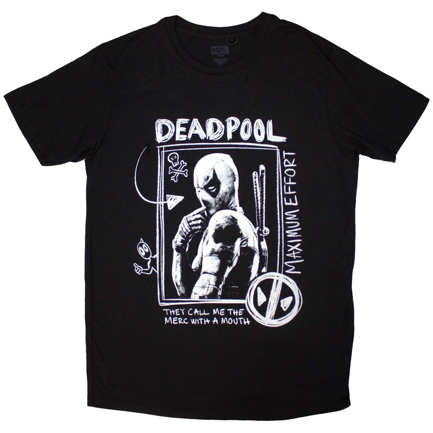 Een foto van een Marvel Comics T-Shirt