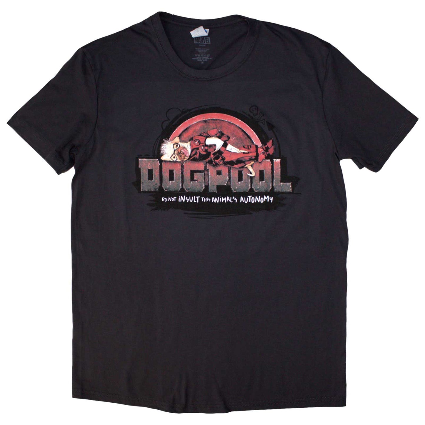 Een foto van een Marvel Comics T-Shirt