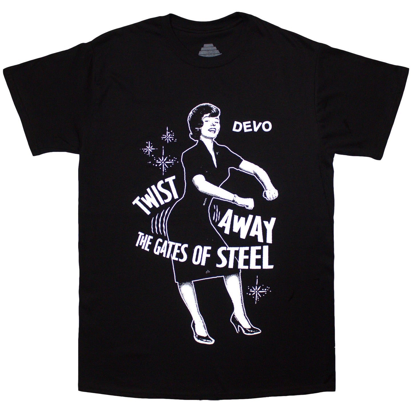 Een foto van een Devo T-Shirt