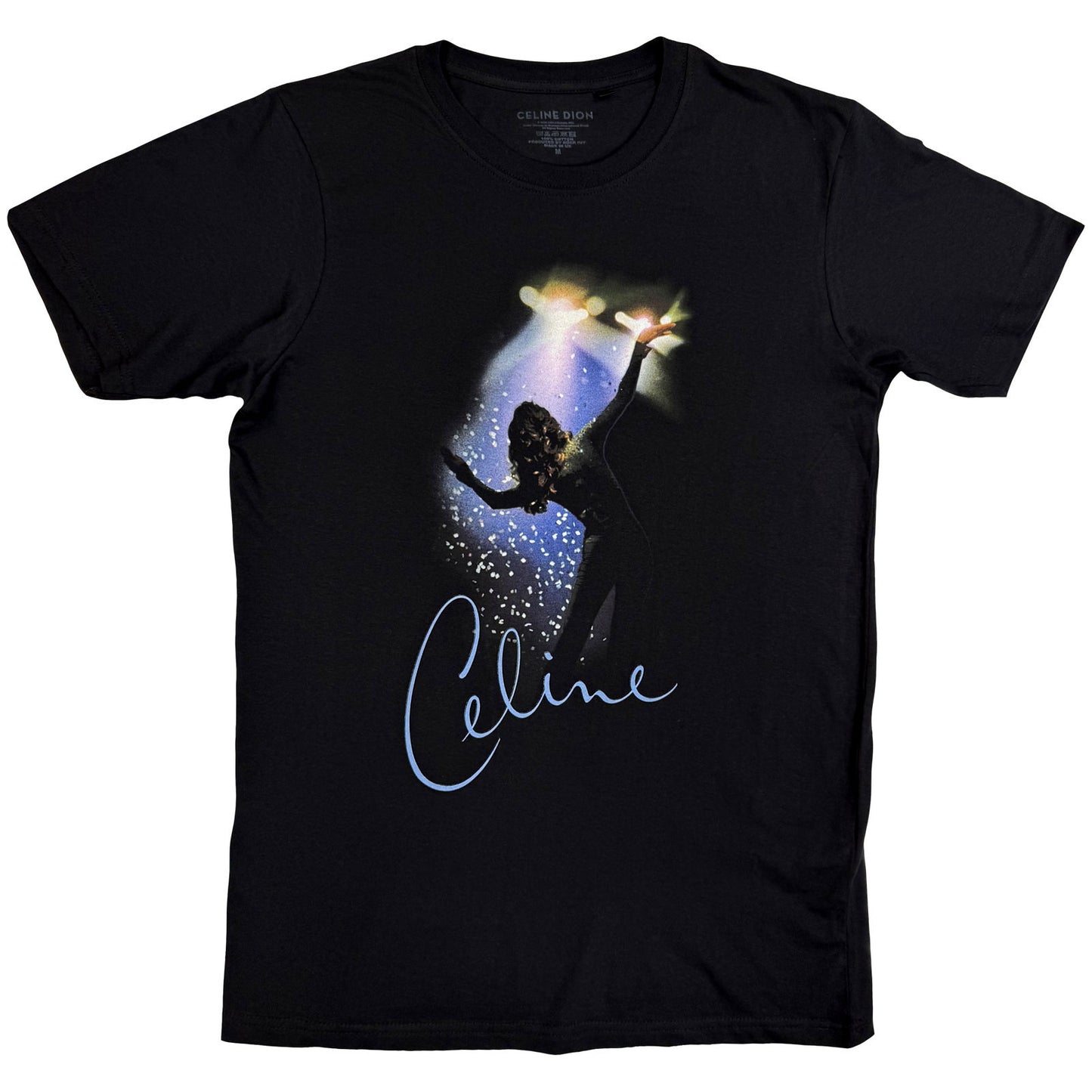 Een foto van een Celine Dion T-Shirt