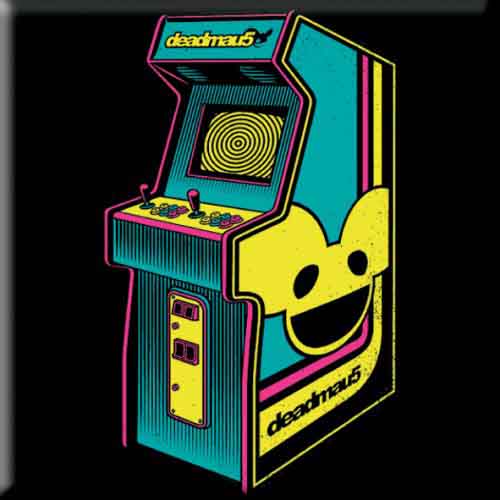Een foto van een Deadmau5 Koelkastmagneet