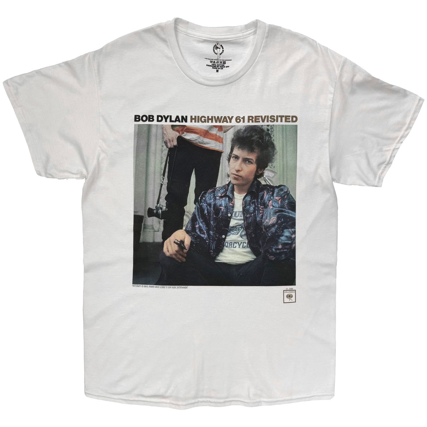 Een foto van een Bob Dylan T-Shirt