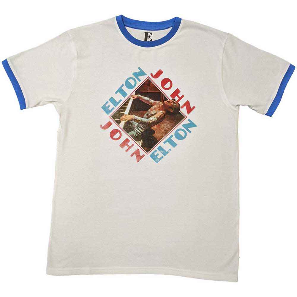 Een foto van een Elton John Ringer T-Shirt