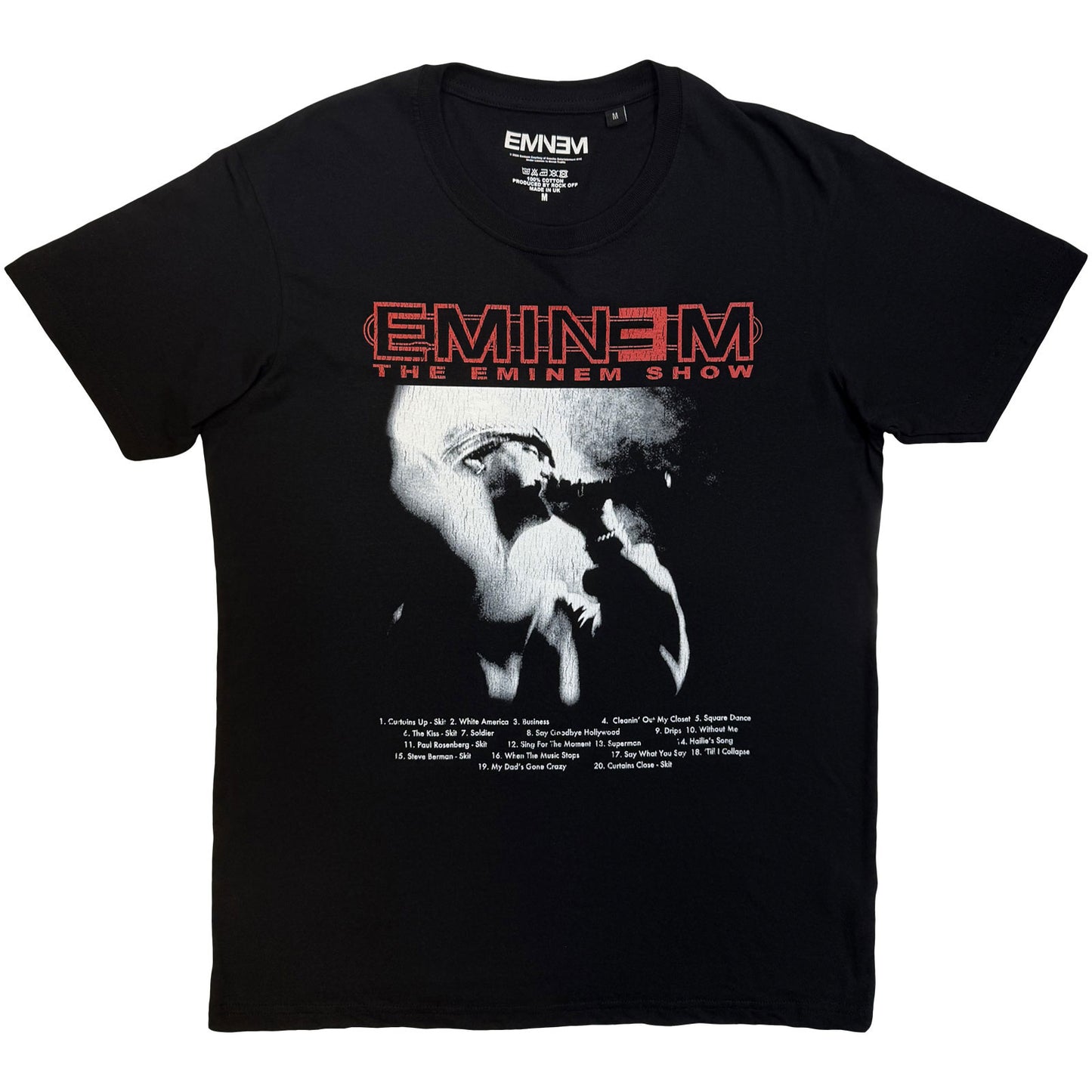 Een foto van een Eminem T-Shirt