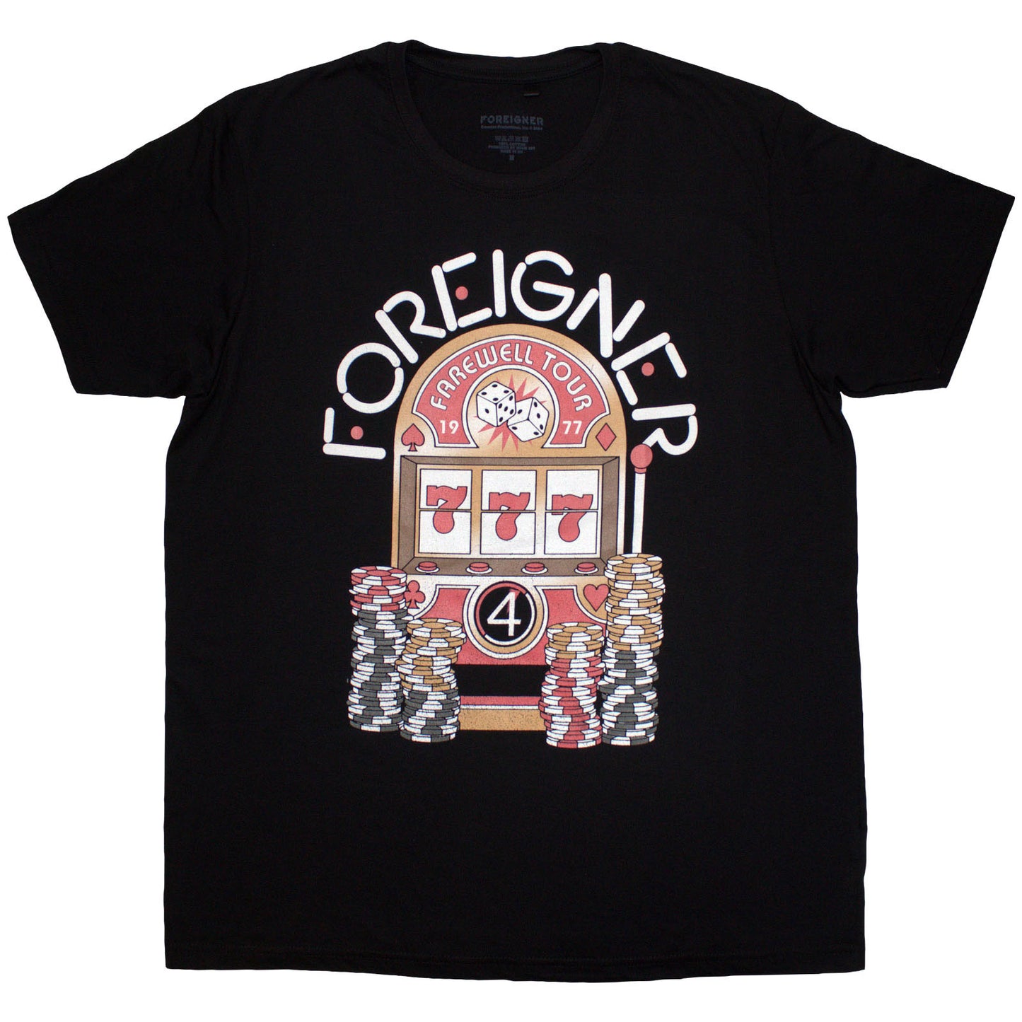 Een foto van een Foreigner T-Shirt