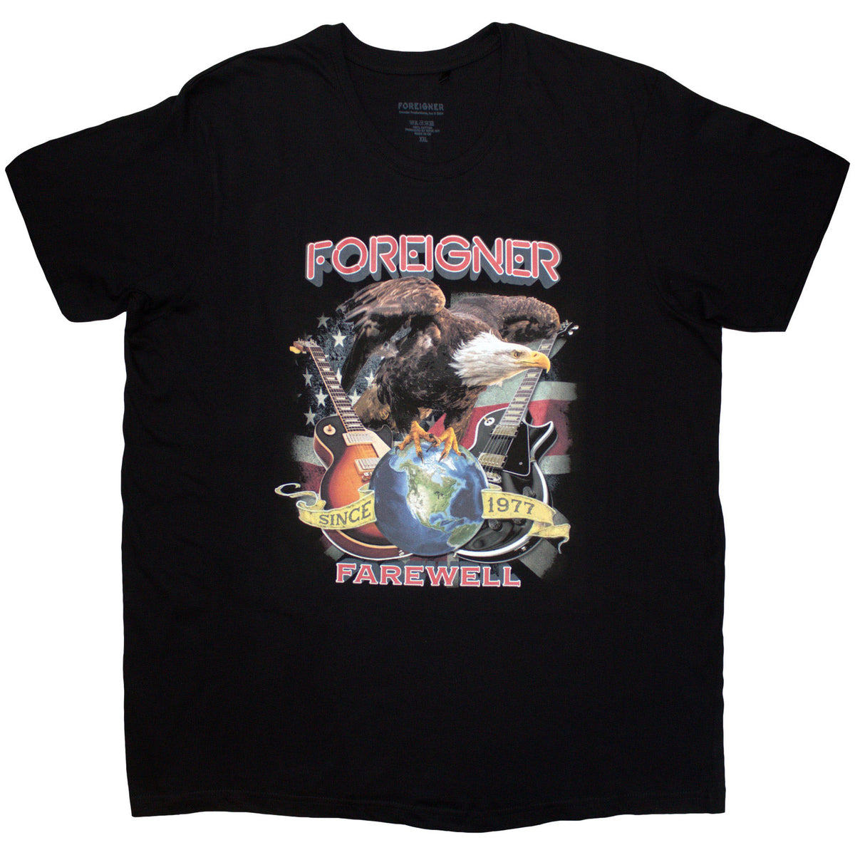 Een foto van een Foreigner T-Shirt