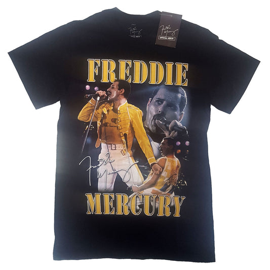 Freddie Mercury Unisex T-Shirt: Live Homage T-Shirt