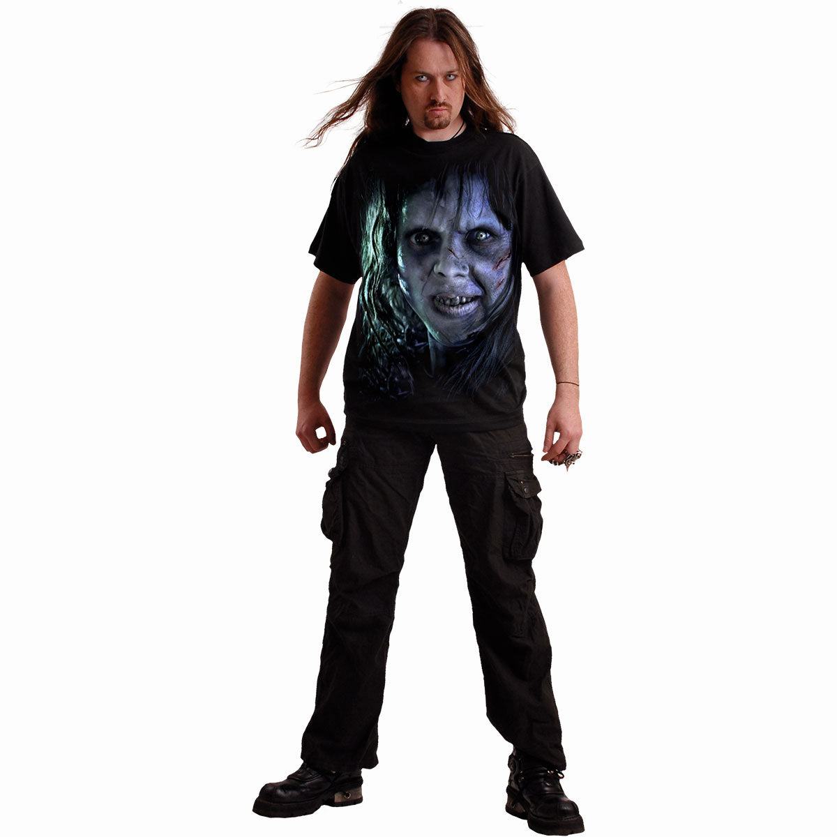 Een foto van een The Exorcist T-Shirt