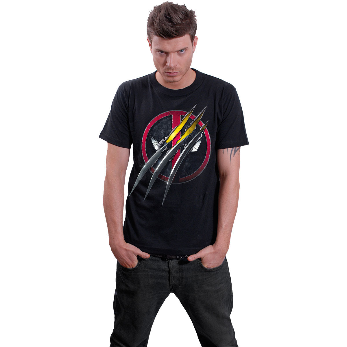 Een foto van een Marvel Comics T-Shirt