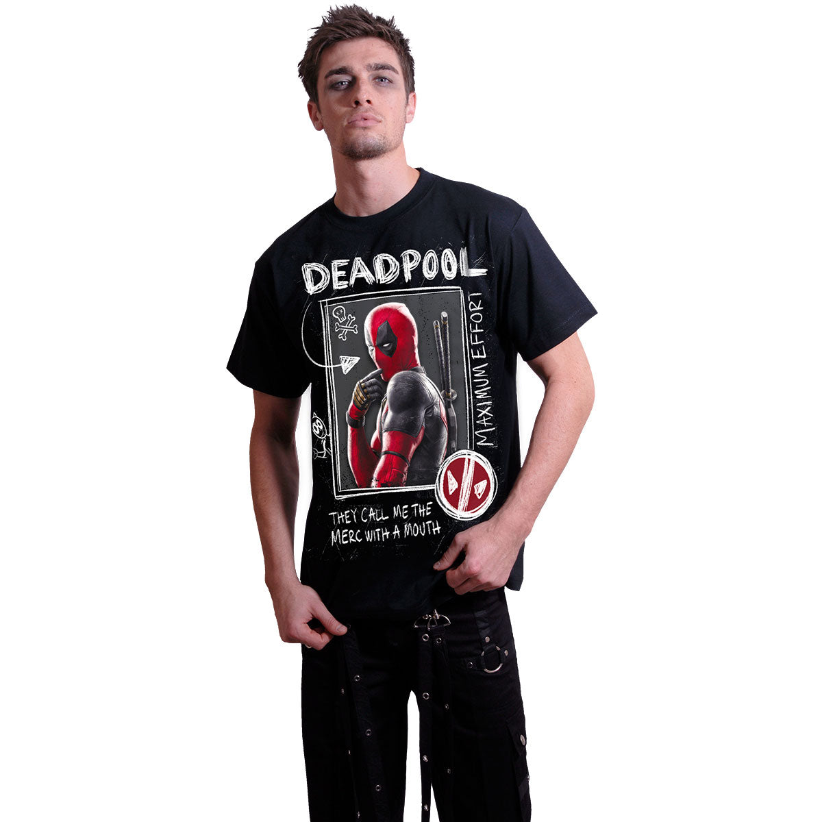 Een foto van een Marvel Comics T-Shirt