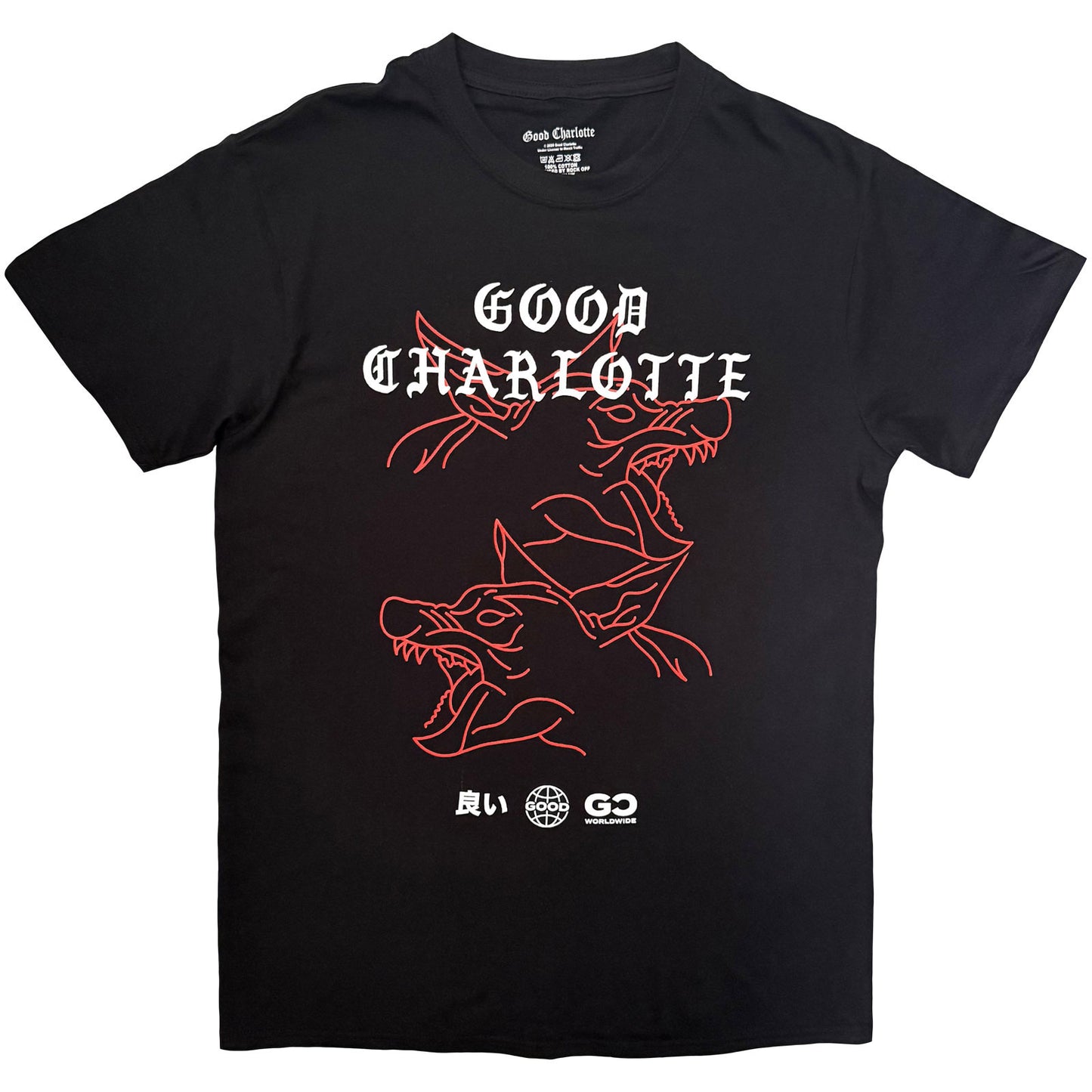 Een foto van een Good Charlotte T-Shirt