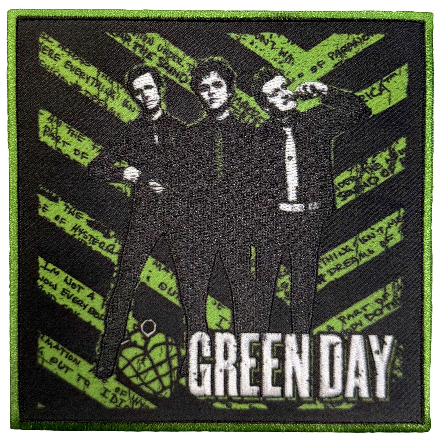 Een foto van een Green Day Patch