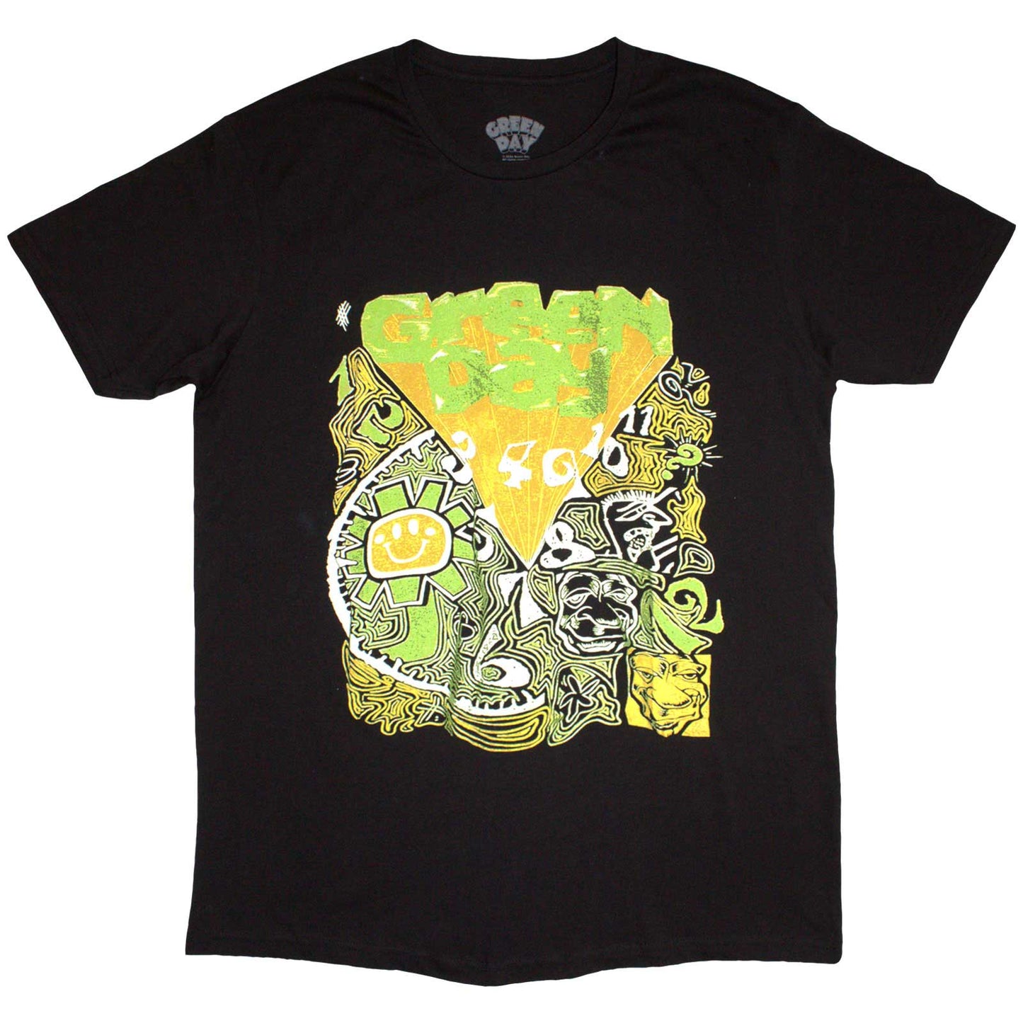 Een foto van een Green Day T-Shirt
