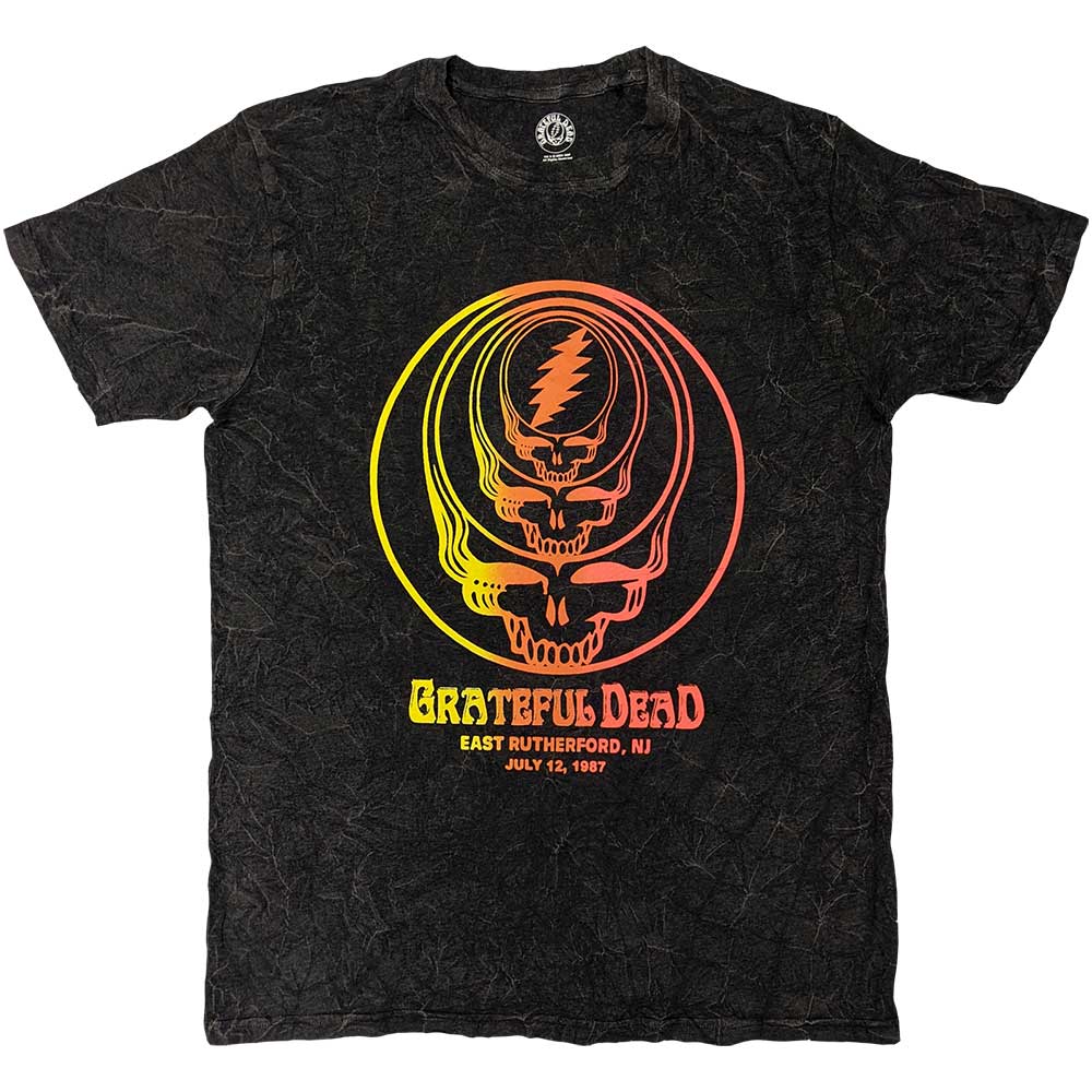 Grateful Dead Unisex T-Shirt: Concentric Skulls (Wash Collection) T-Shirt