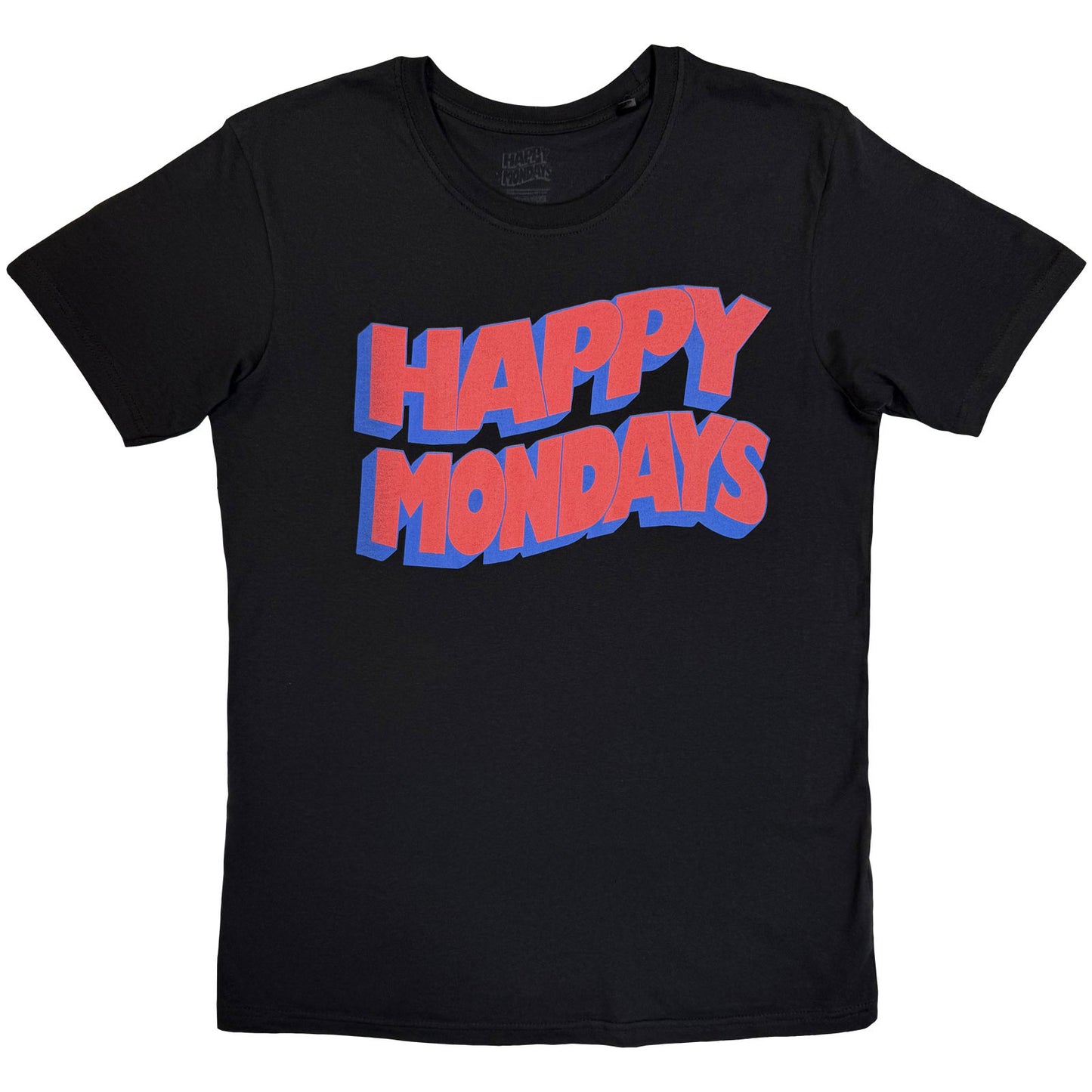 Een foto van een Happy Mondays T-Shirt