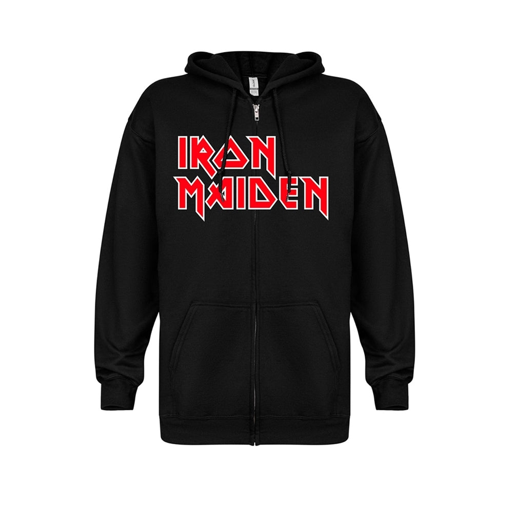 Een foto van een IRON MAIDEN Top met capuchon