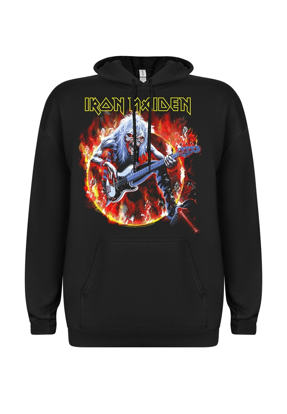 Een foto van een IRON MAIDEN Top met capuchon