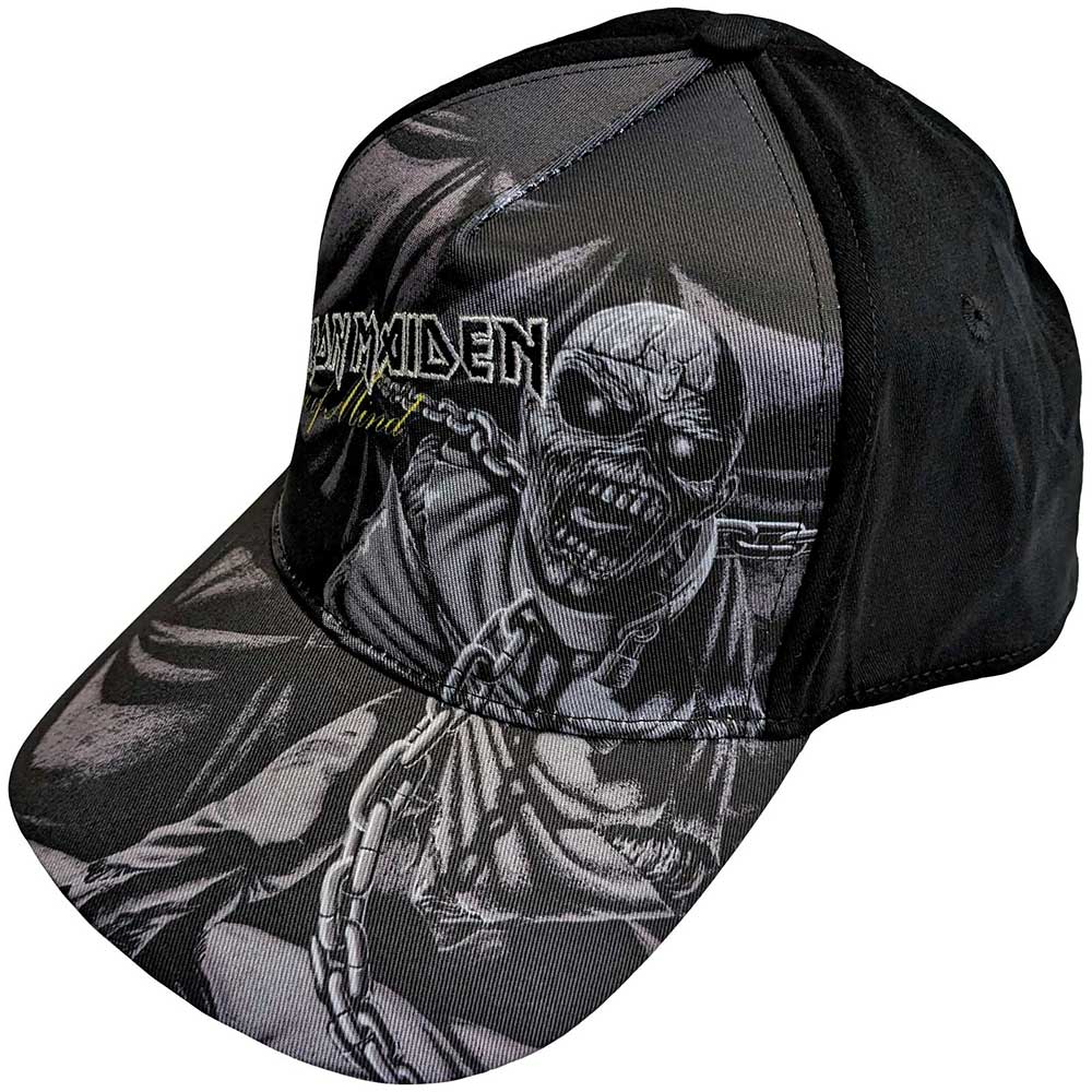 Een foto van een Iron Maiden Baseball Pet