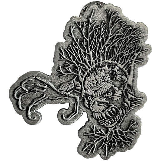 Een foto van een Iron Maiden Speld Badge