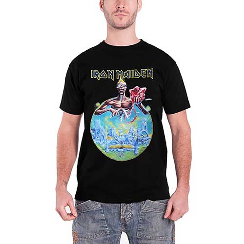 Iron Maiden Unisex T-Shirt: England 2014 Tour (Back Print) T-Shirt