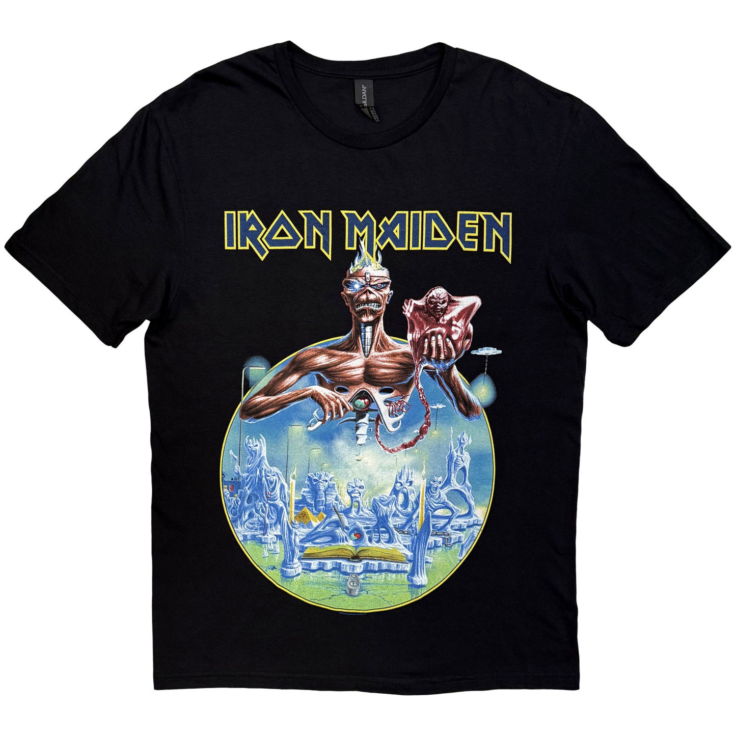 Een foto van een Iron Maiden T-Shirt