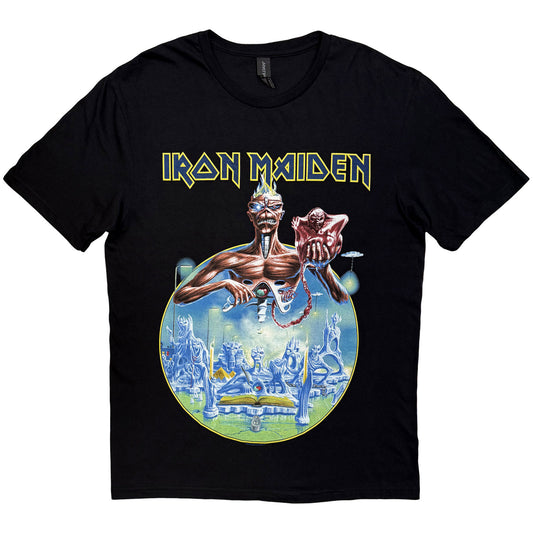 Een foto van een Iron Maiden T-Shirt