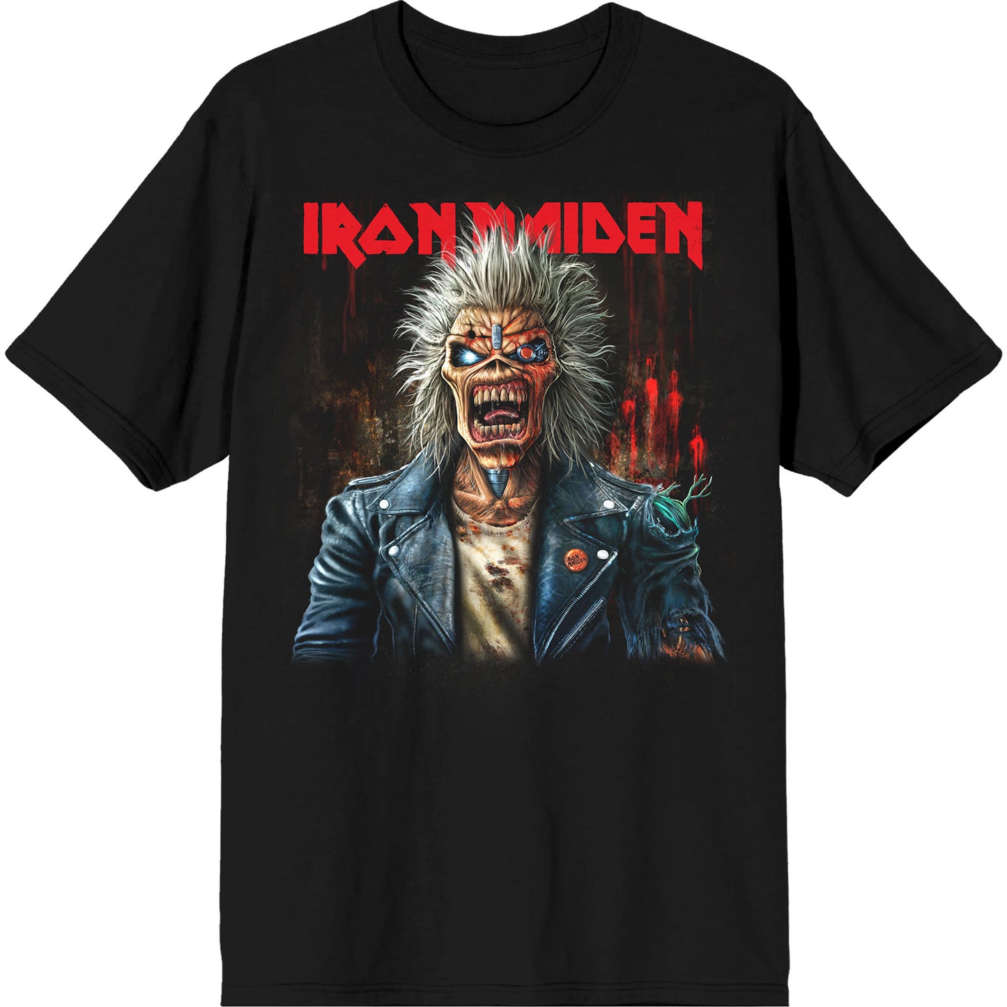 Een foto van een Iron Maiden T-Shirt
