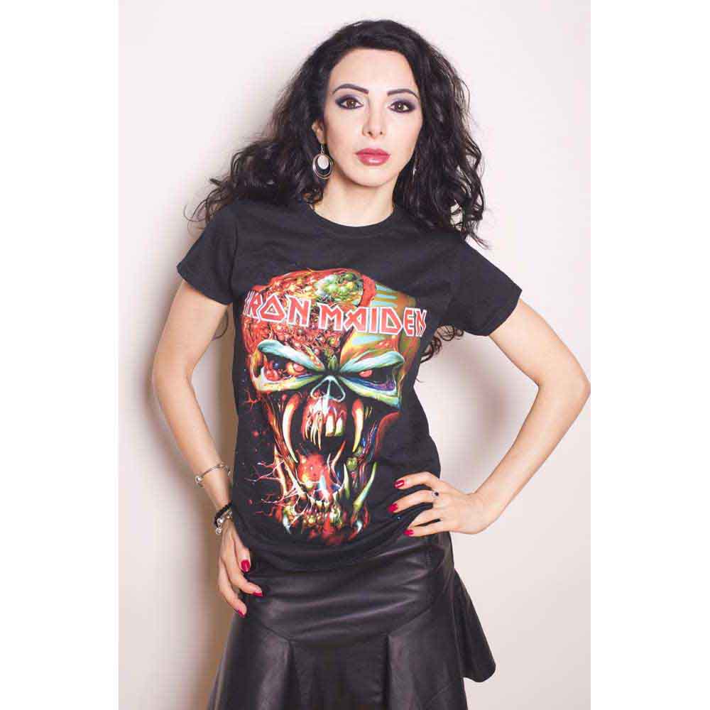 Een foto van een Iron Maiden T-Shirt