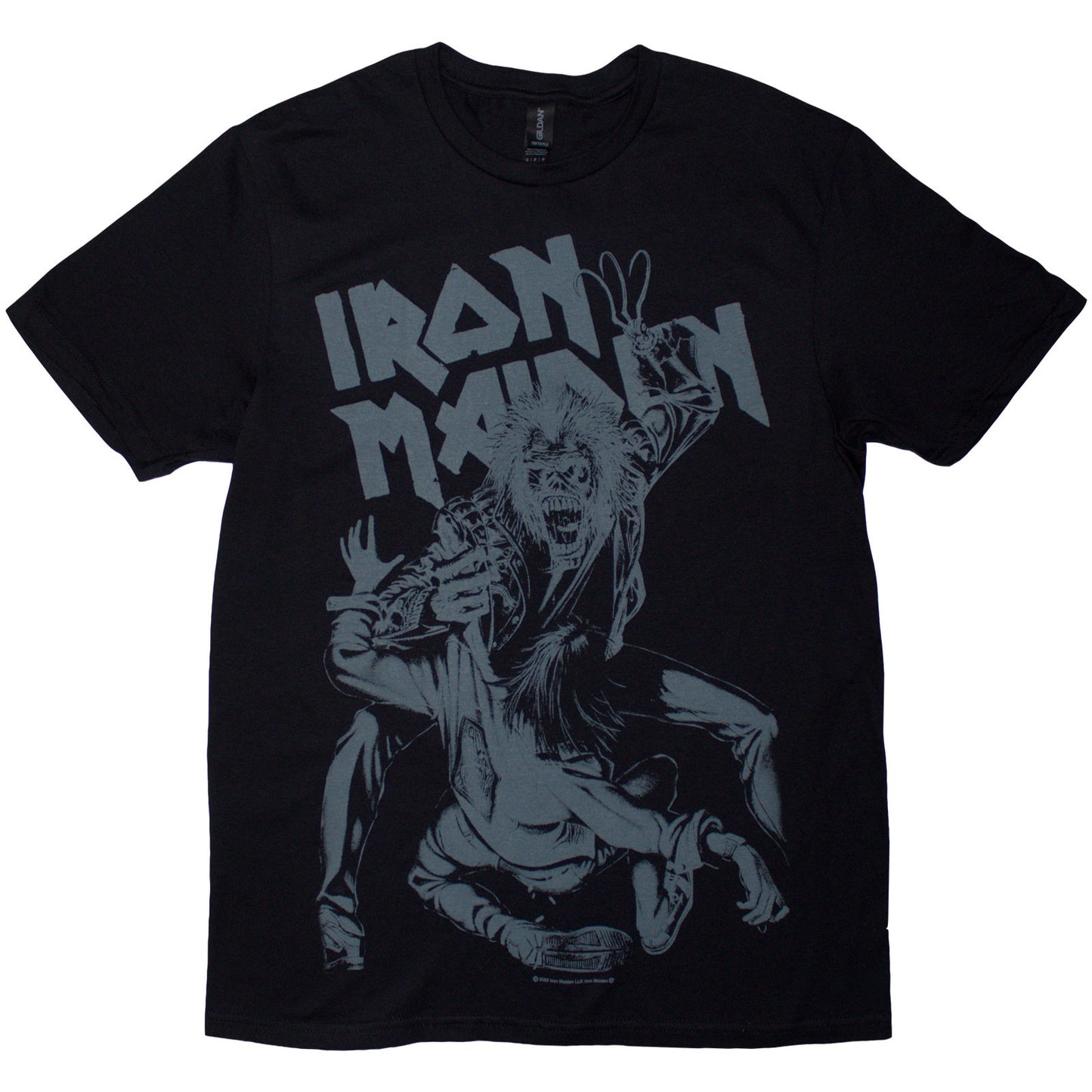 Een foto van een Iron Maiden T-Shirt