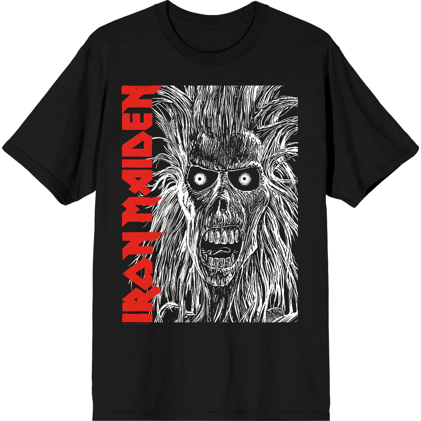 Een foto van een Iron Maiden T-Shirt