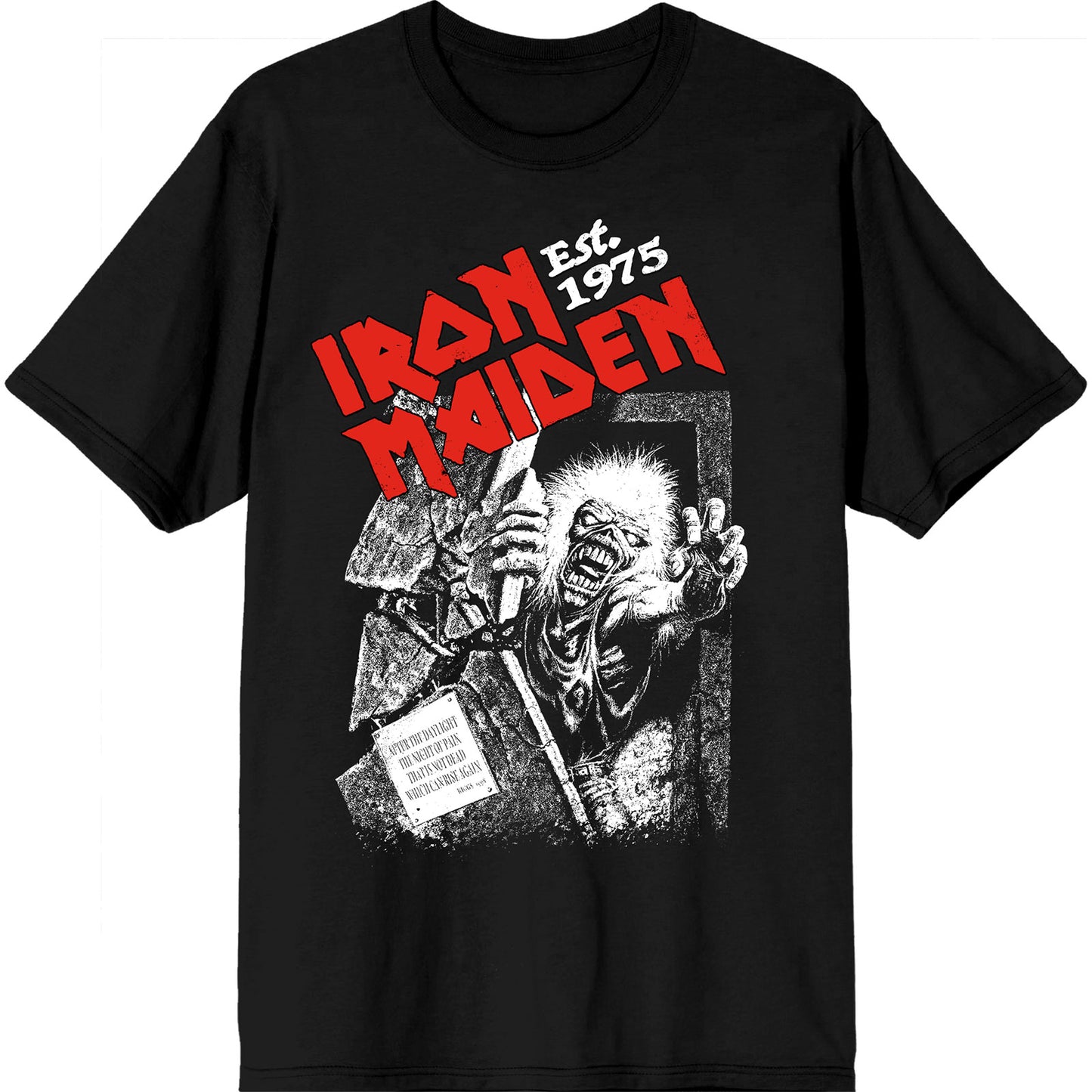 Een foto van een Iron Maiden T-Shirt