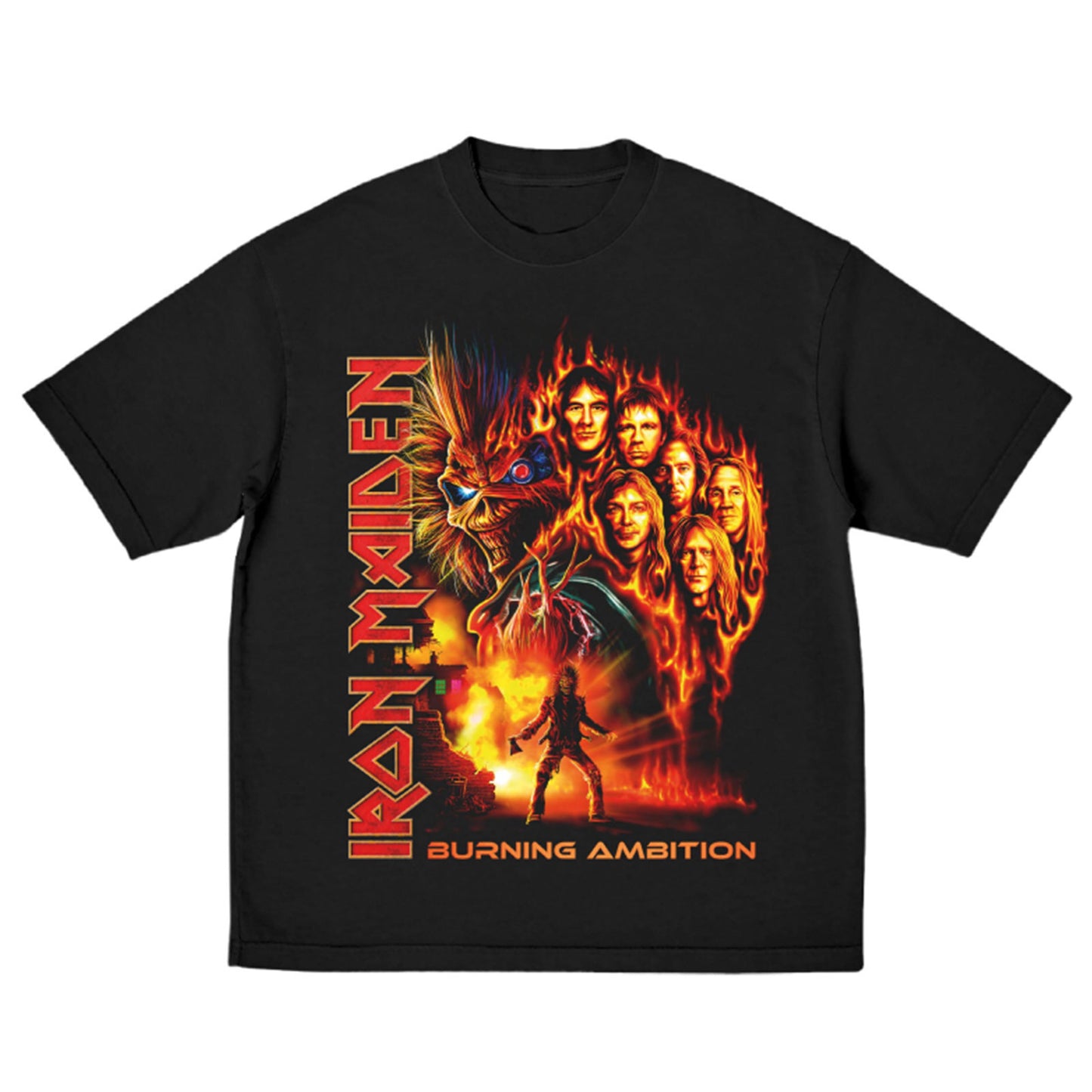 Een foto van een Iron Maiden T-Shirt