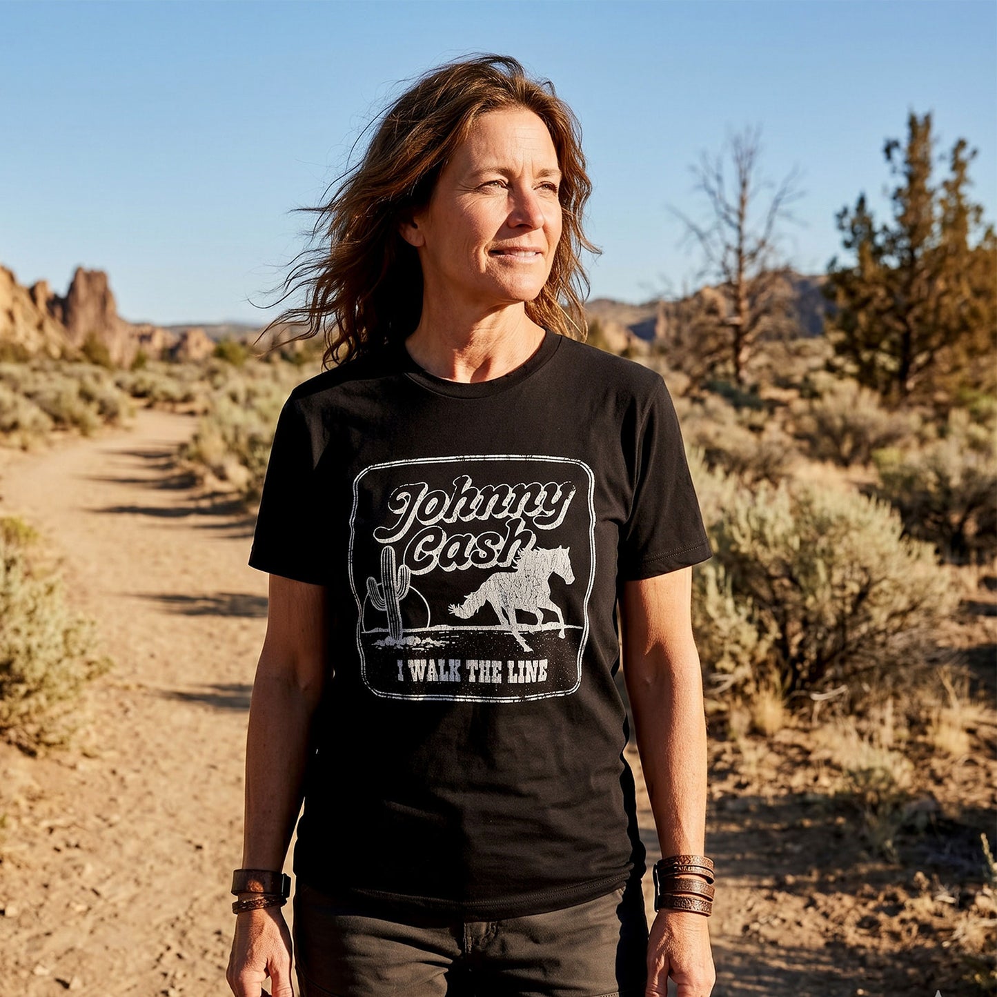 Een foto van een Johnny Cash T-Shirt