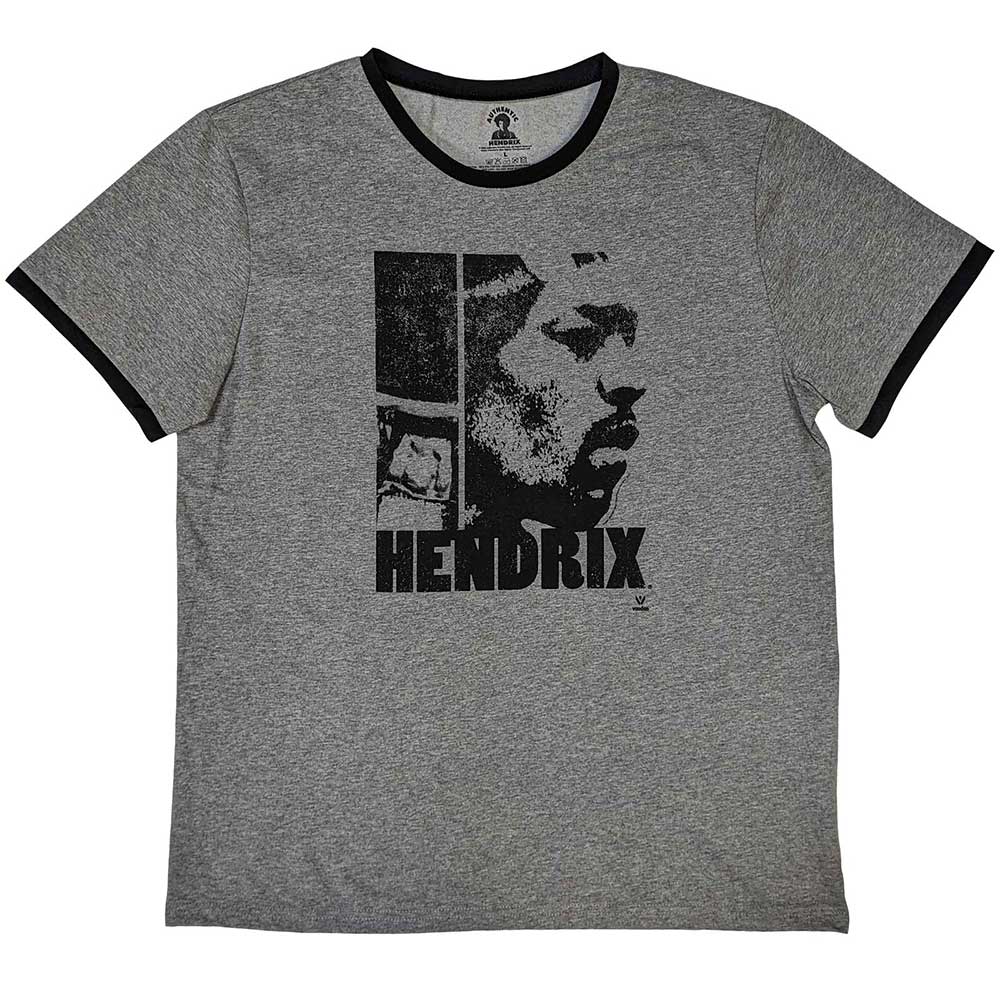 Een foto van een Jimi Hendrix Ringer T-Shirt