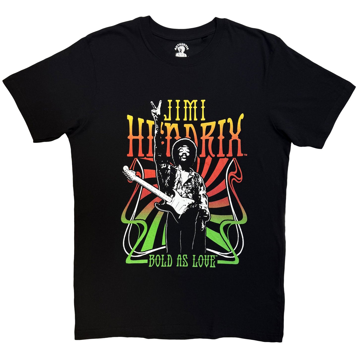 Een foto van een Jimi Hendrix T-Shirt